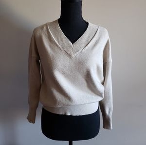 Philosophy V-Neck Pullover Sweater